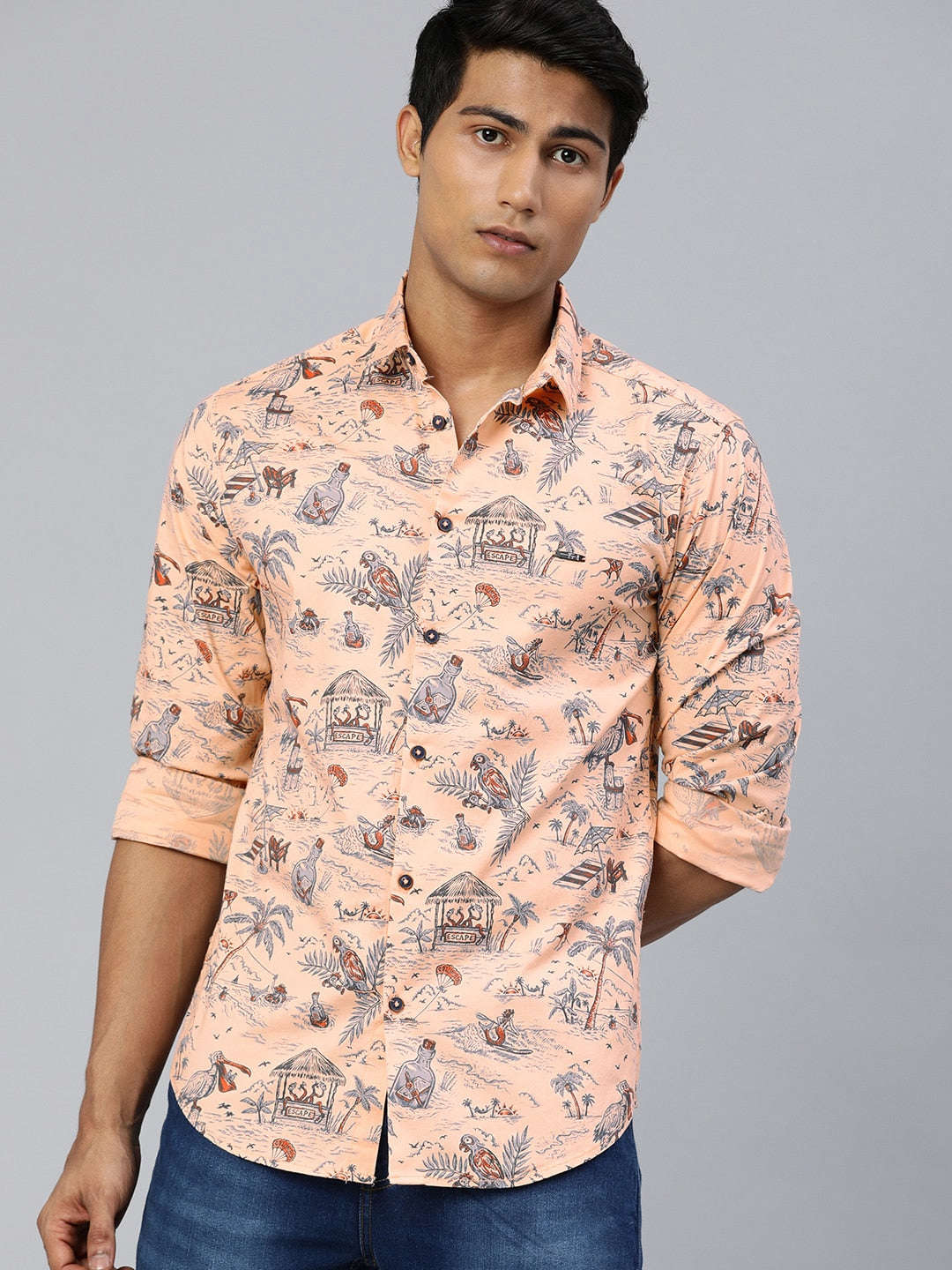 Shop Men Printed Shirt Online.