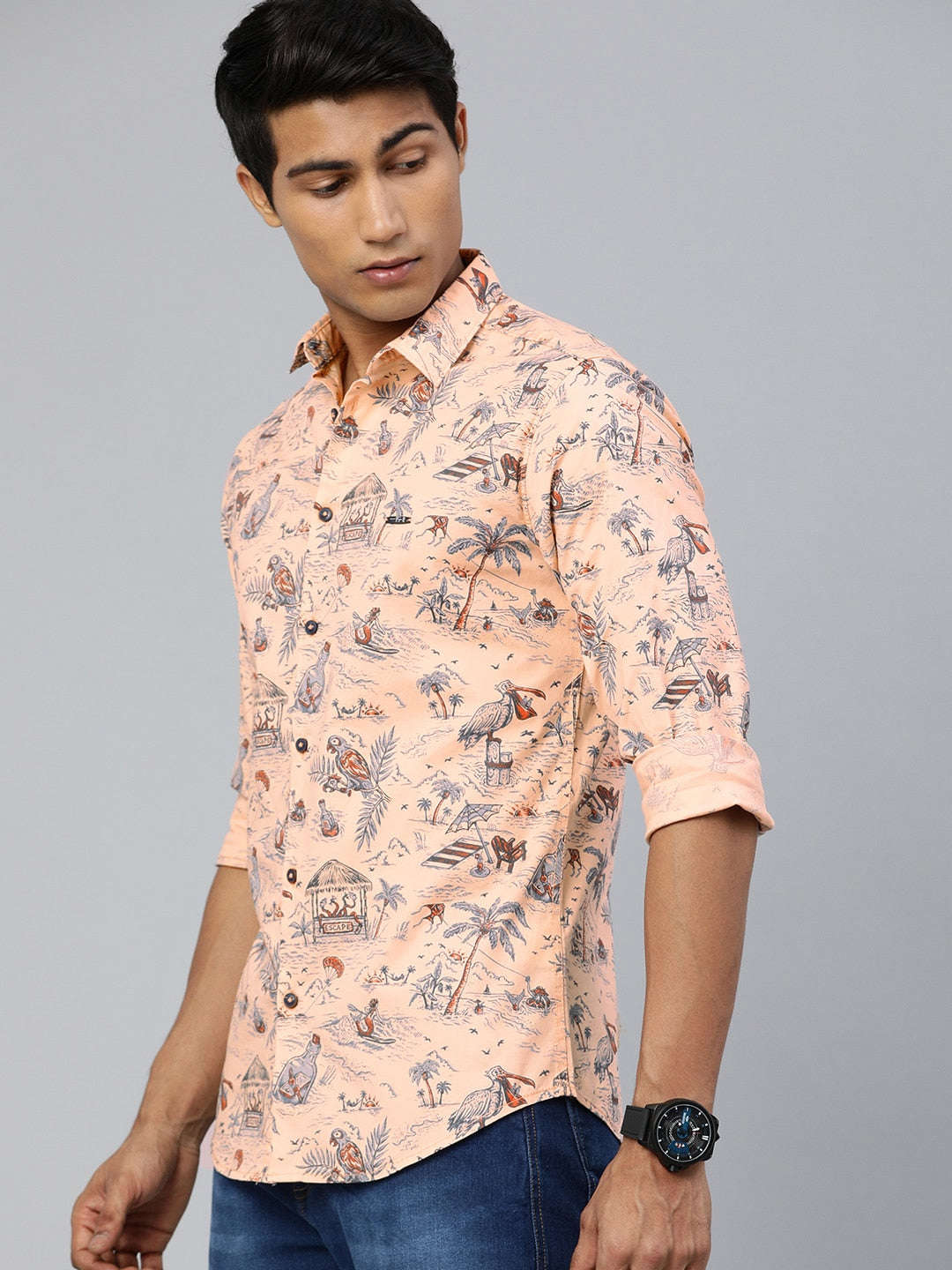 Shop Men Printed Shirt Online.