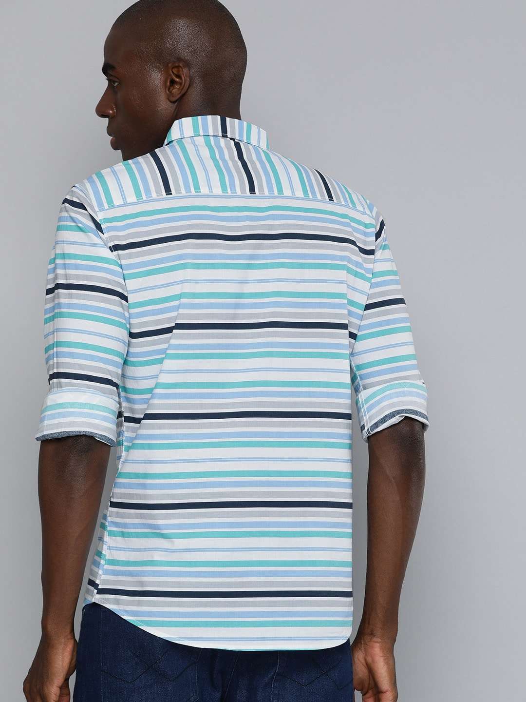 Shop Men Striped Shirt Online.