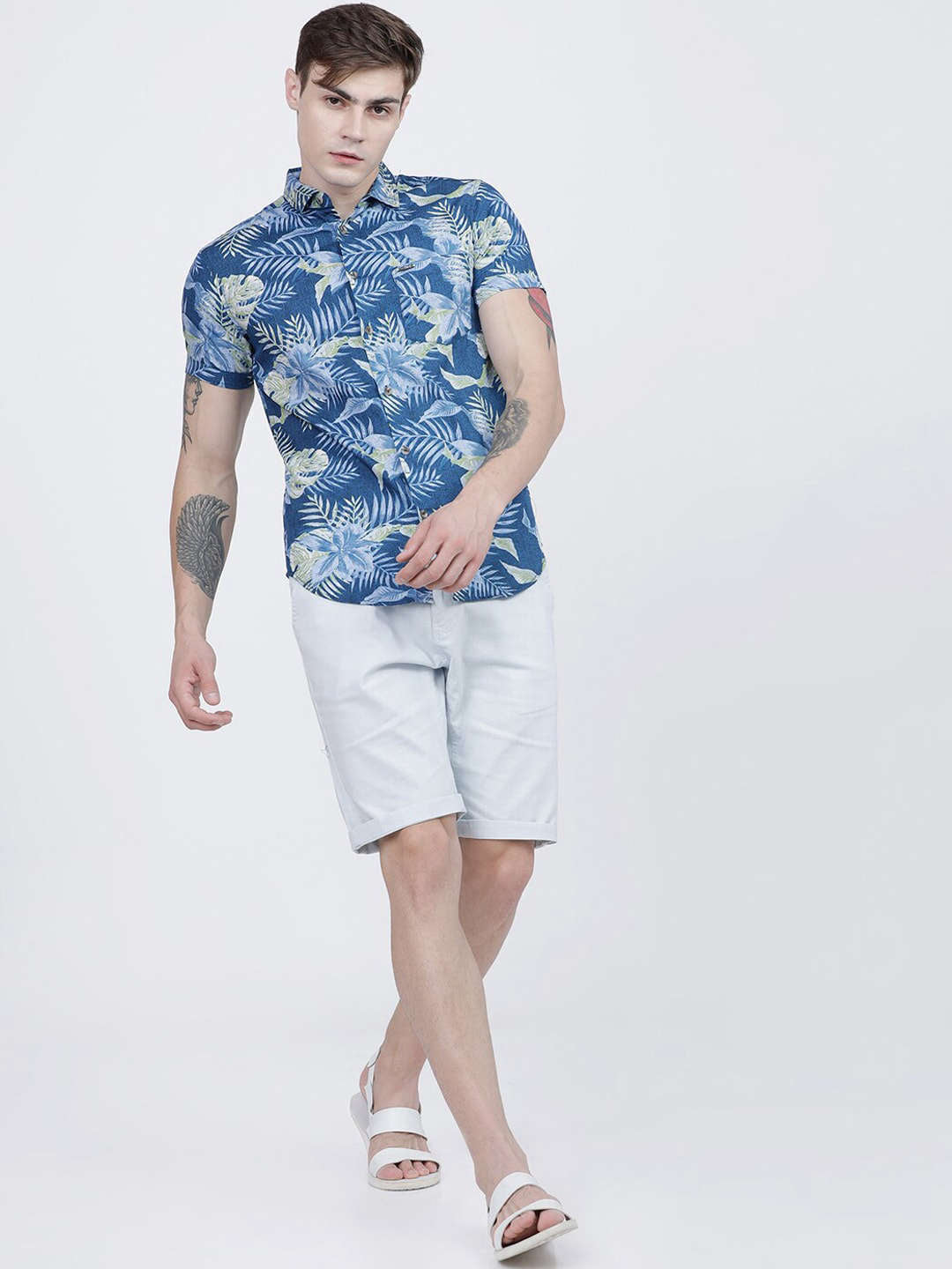 Shop Men Tropical Printed Shirt Online.