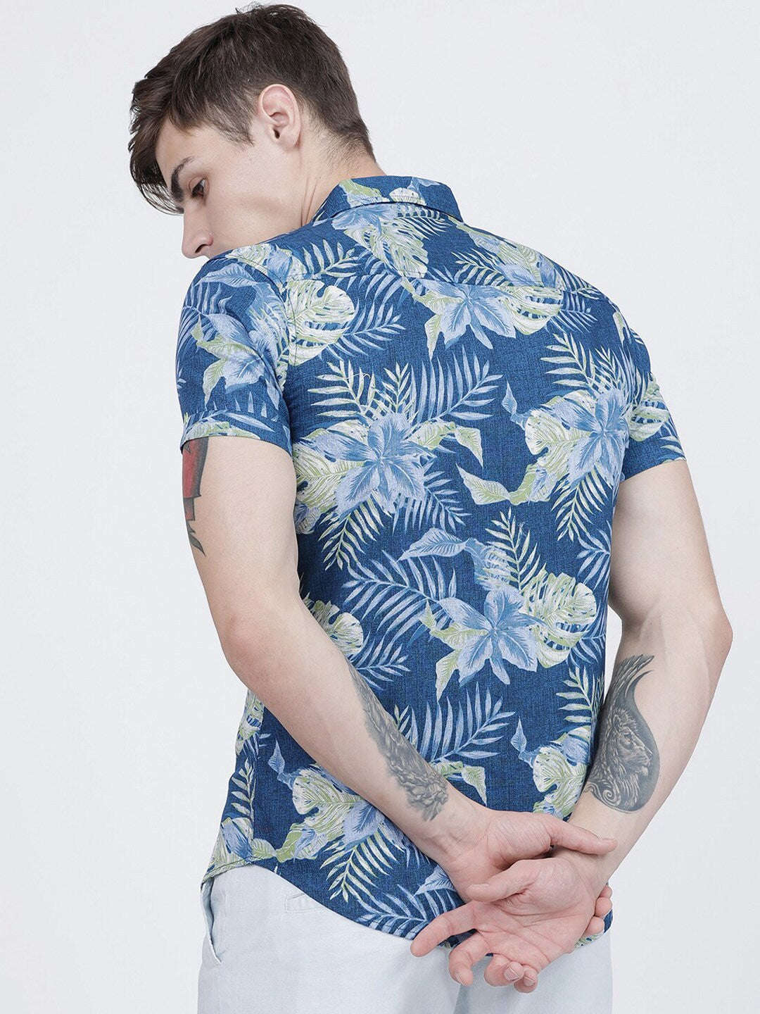 Shop Men Tropical Printed Shirt Online.