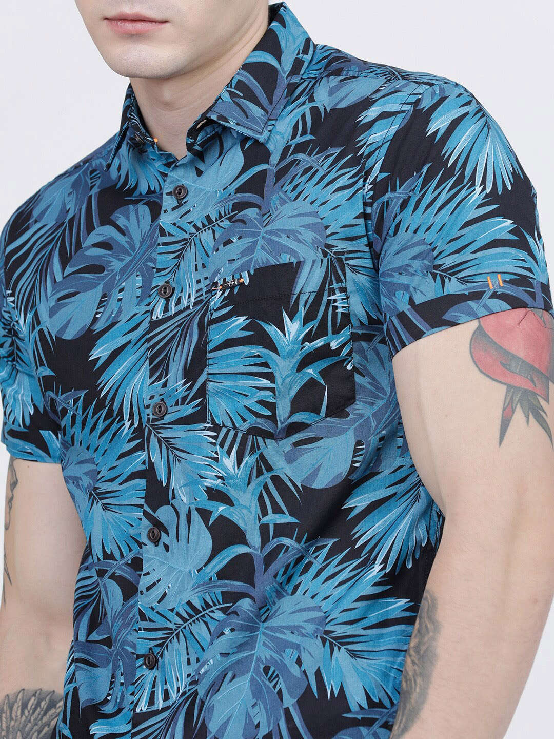 Shop Men Tropical Printed Shirt Online.