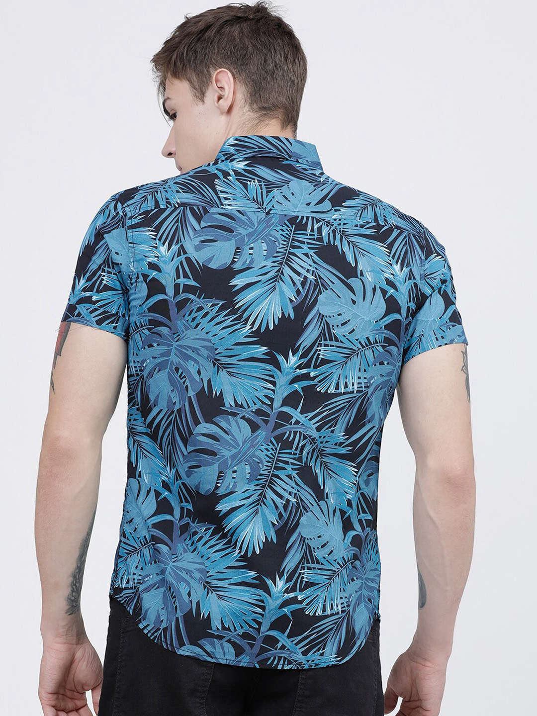 Shop Men Tropical Printed Shirt Online.