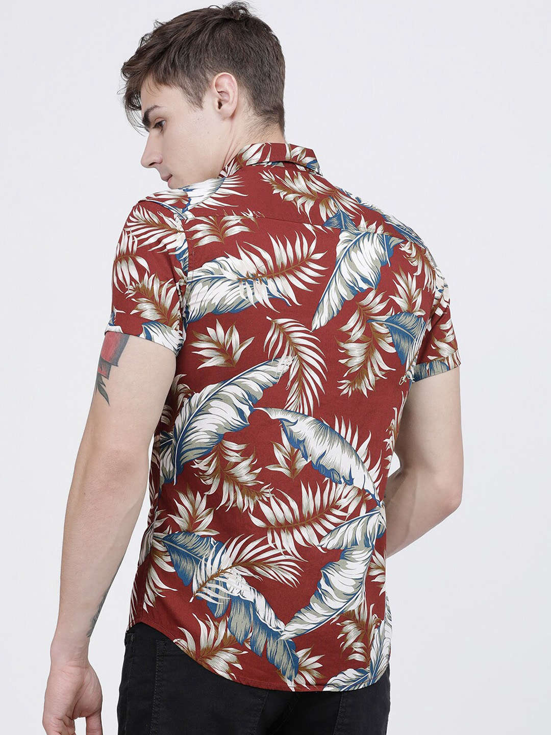 Shop Men Tropical Printed Shirt Online.