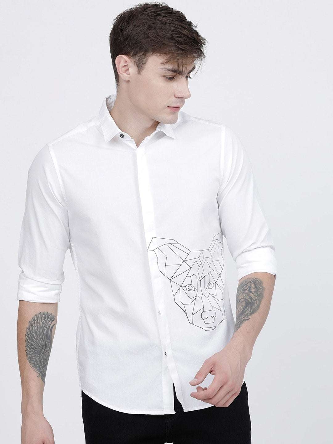 Shop Men Printed Shirt Online.