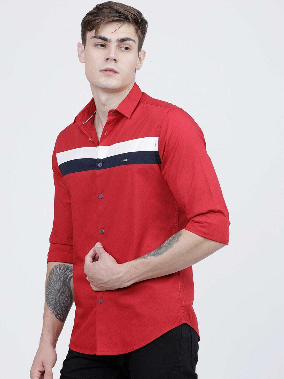 Shop Men Block Shirt Online.