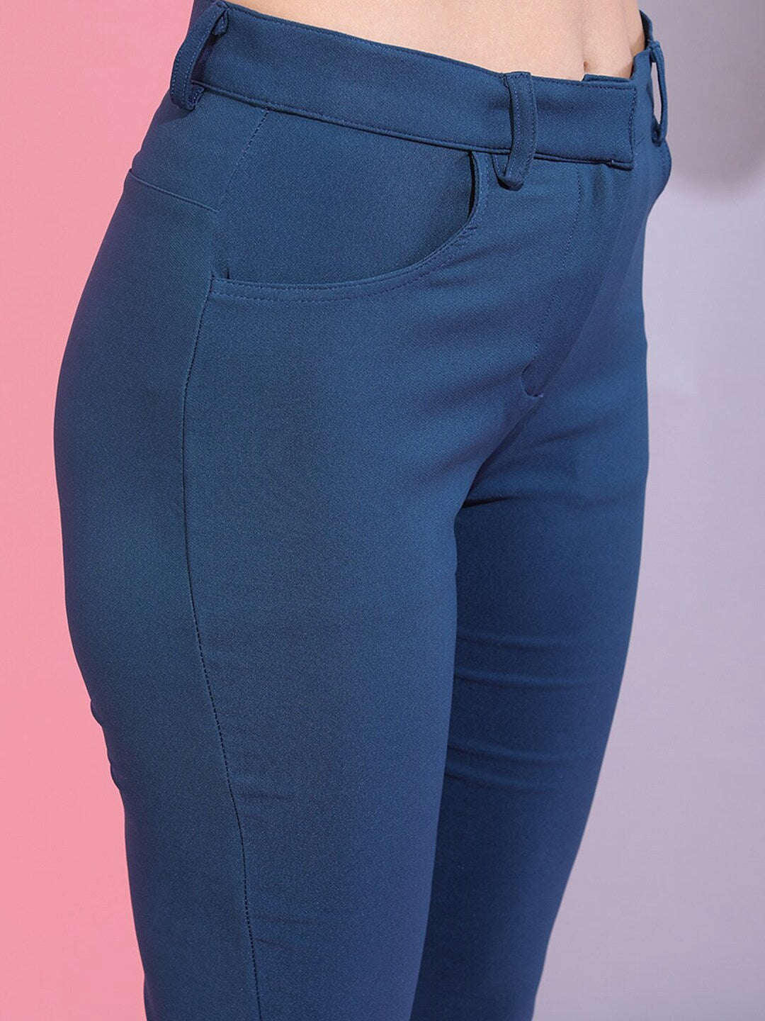 Shop Women Solid Bootcut Pant Online.