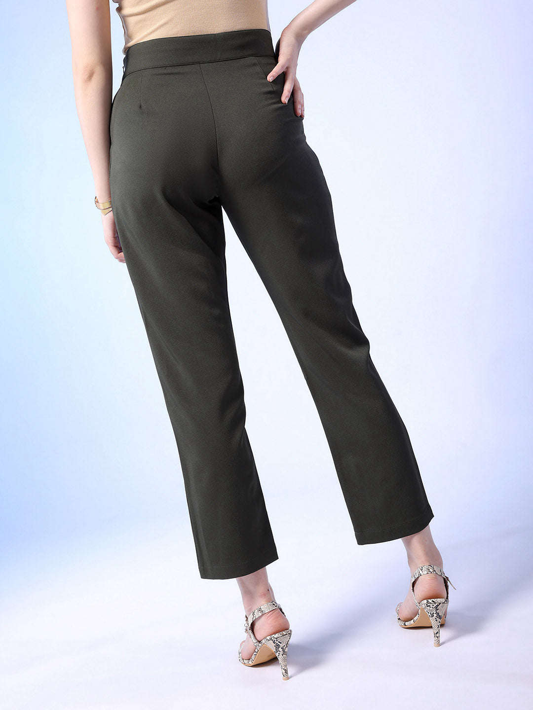 Shop Women Solid Trouser Online.