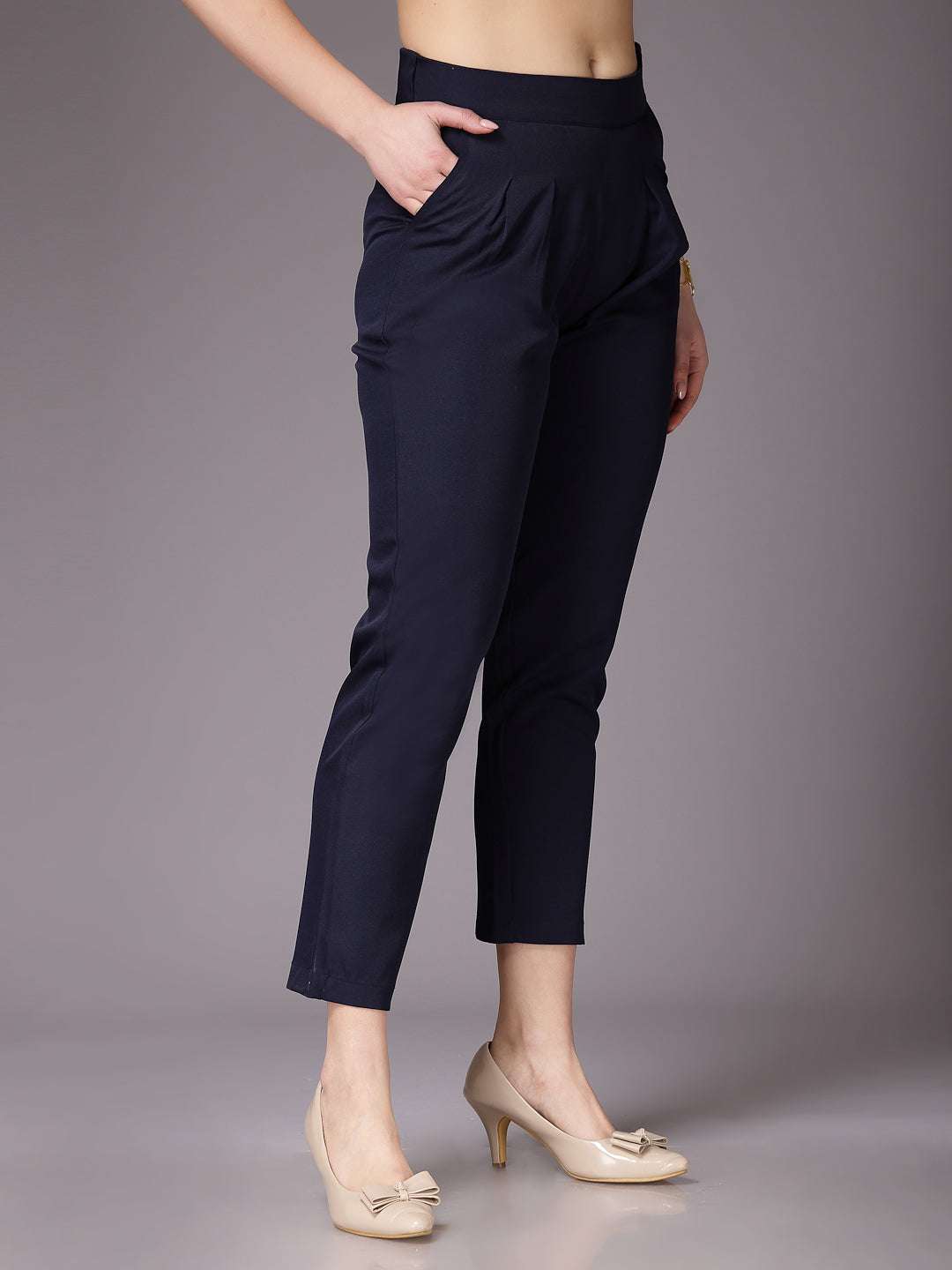 Shop Women Solid Trouser Online.