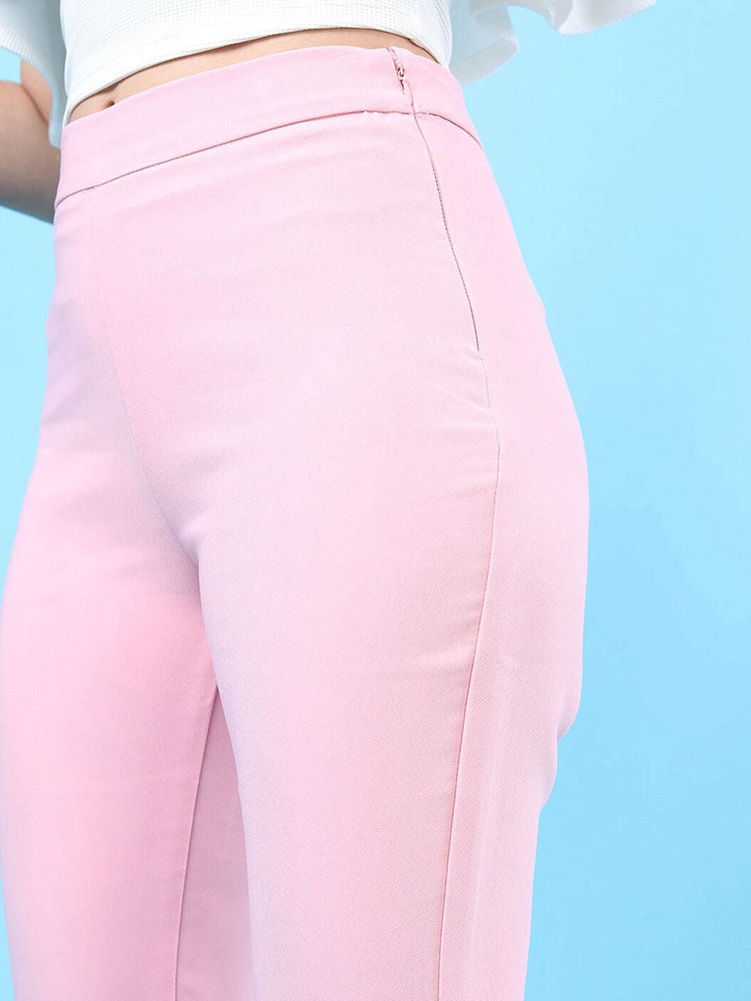 Shop Women Solid Bootcut Pant Online.