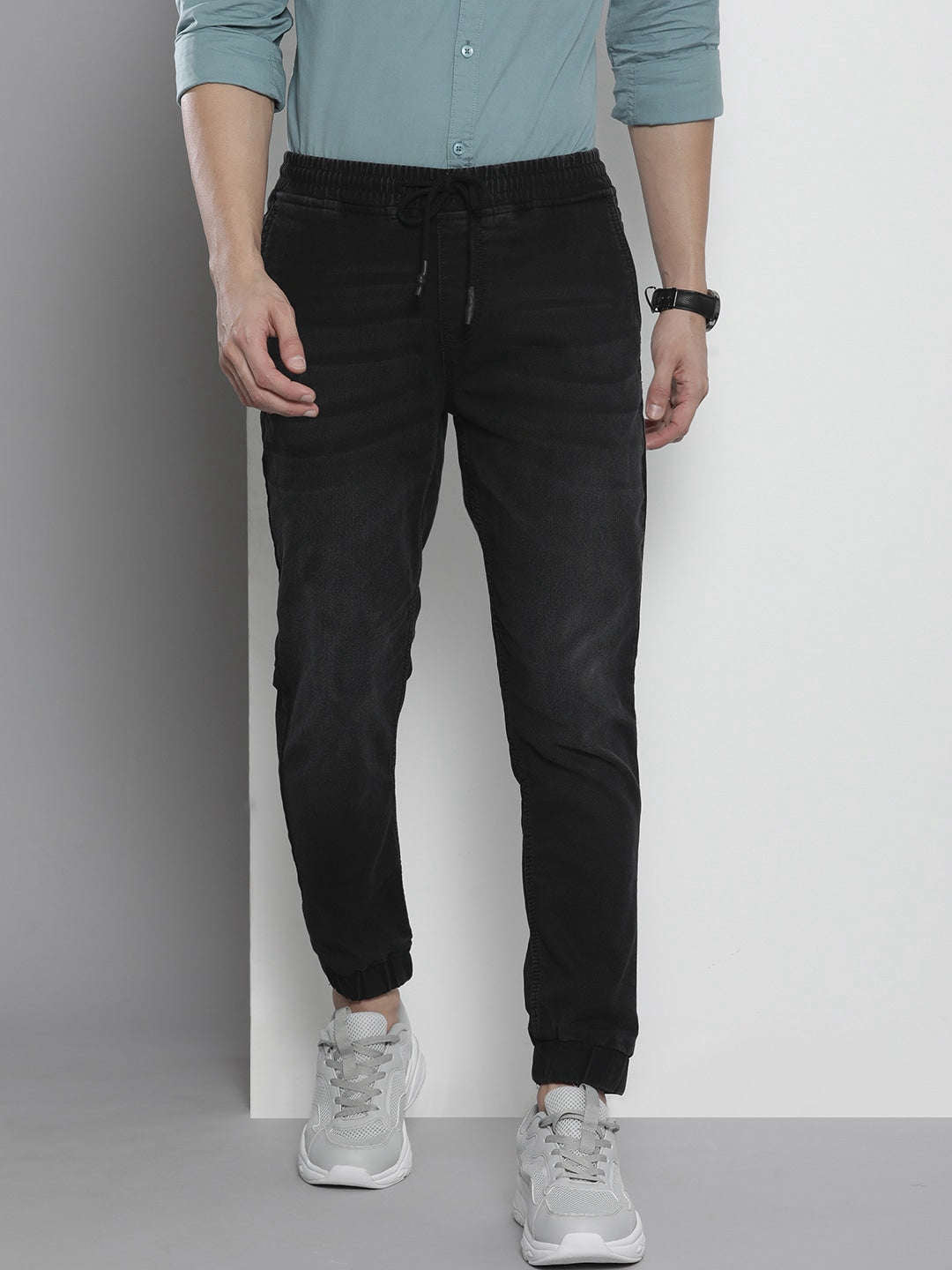 Shop Men Denim Jogger Online.