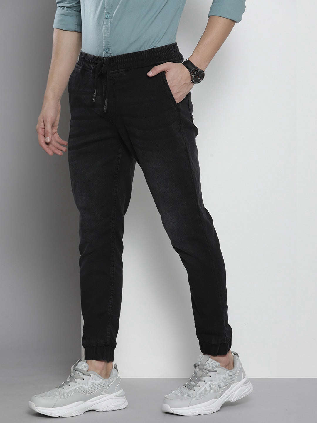 Shop Men Denim Jogger Online.