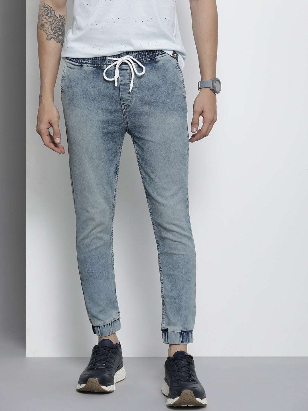 Shop Men Denim Jogger Online.