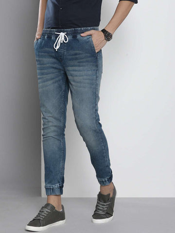 Shop Men Denim Jogger Jeans Online.