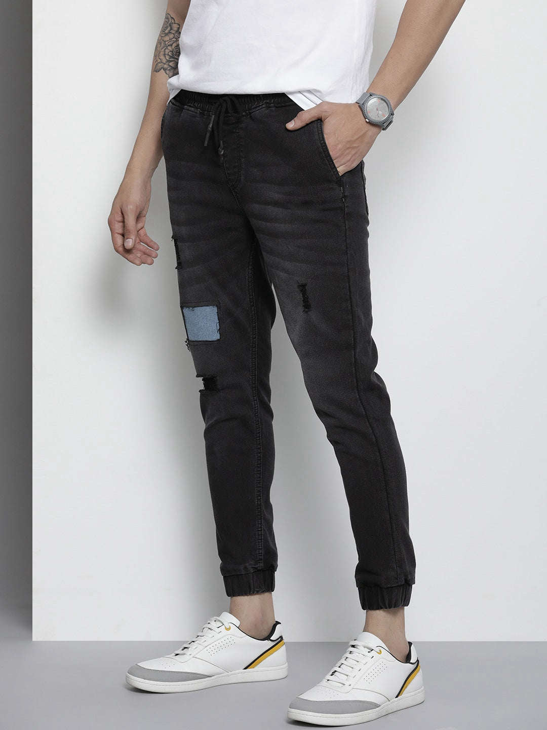 Shop Men Denim Jogger Online.