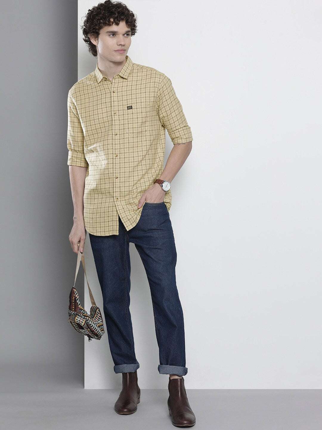 Shop Men Check Shirt Online.