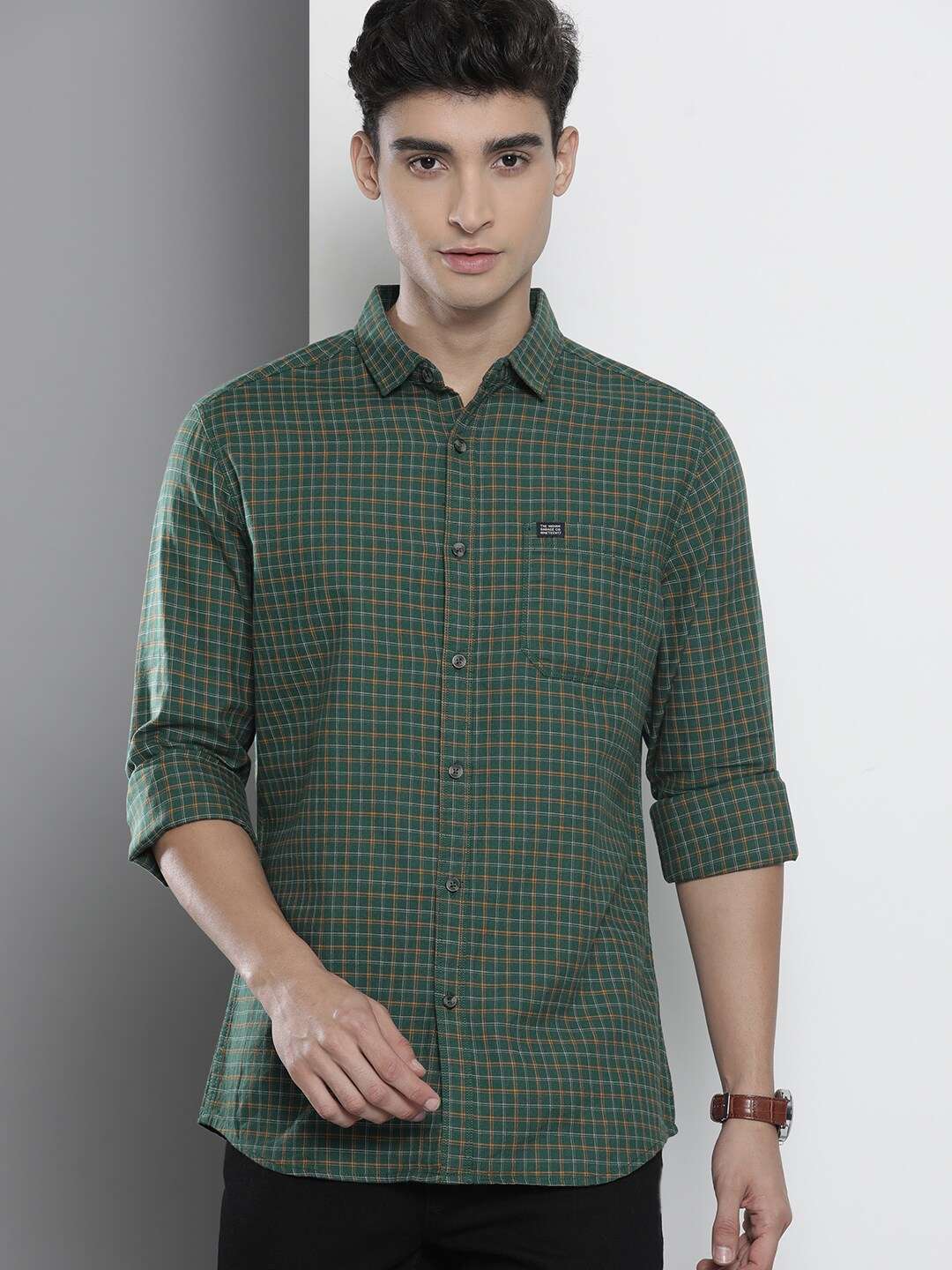 Shop Men Check Shirt Online.