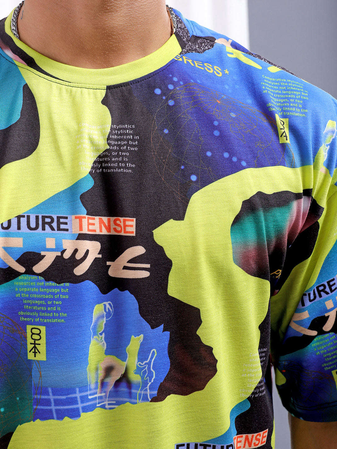 Shop Men Printed Oversized T-shirt Online.