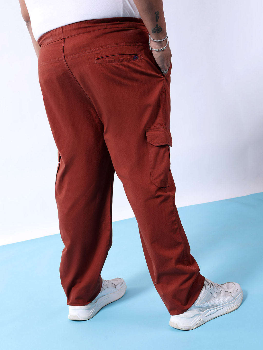 Shop Men Solid Trouser Online.