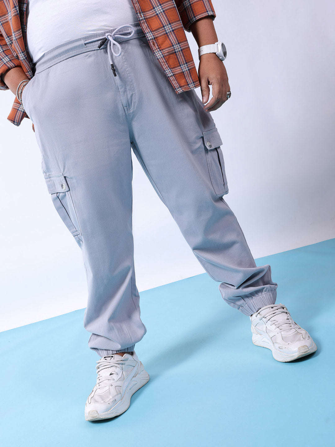 Shop Men Solid Trouser Online.