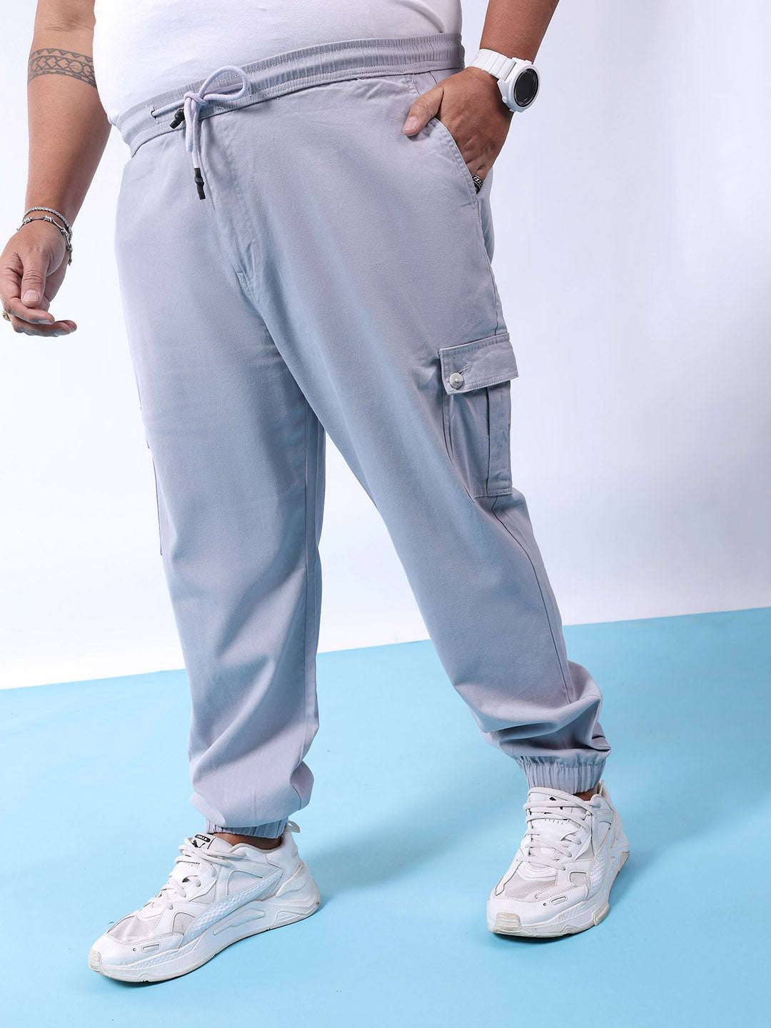 Shop Men Solid Trouser Online.