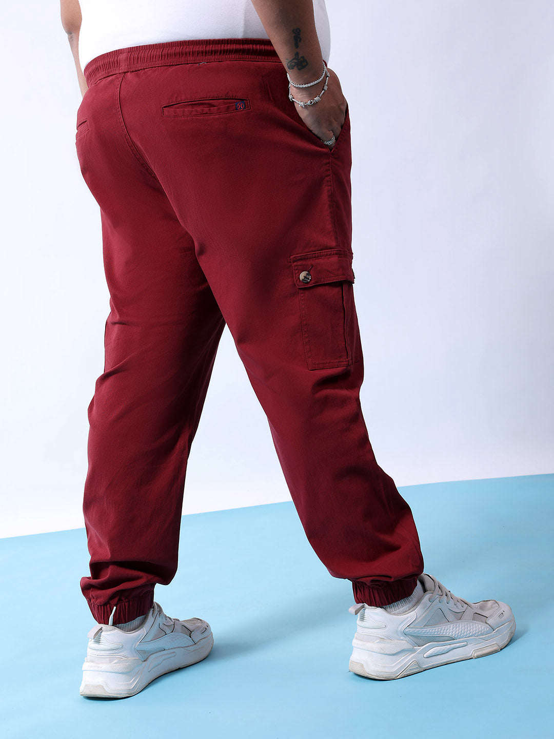 Shop Men Solid Trouser Online.