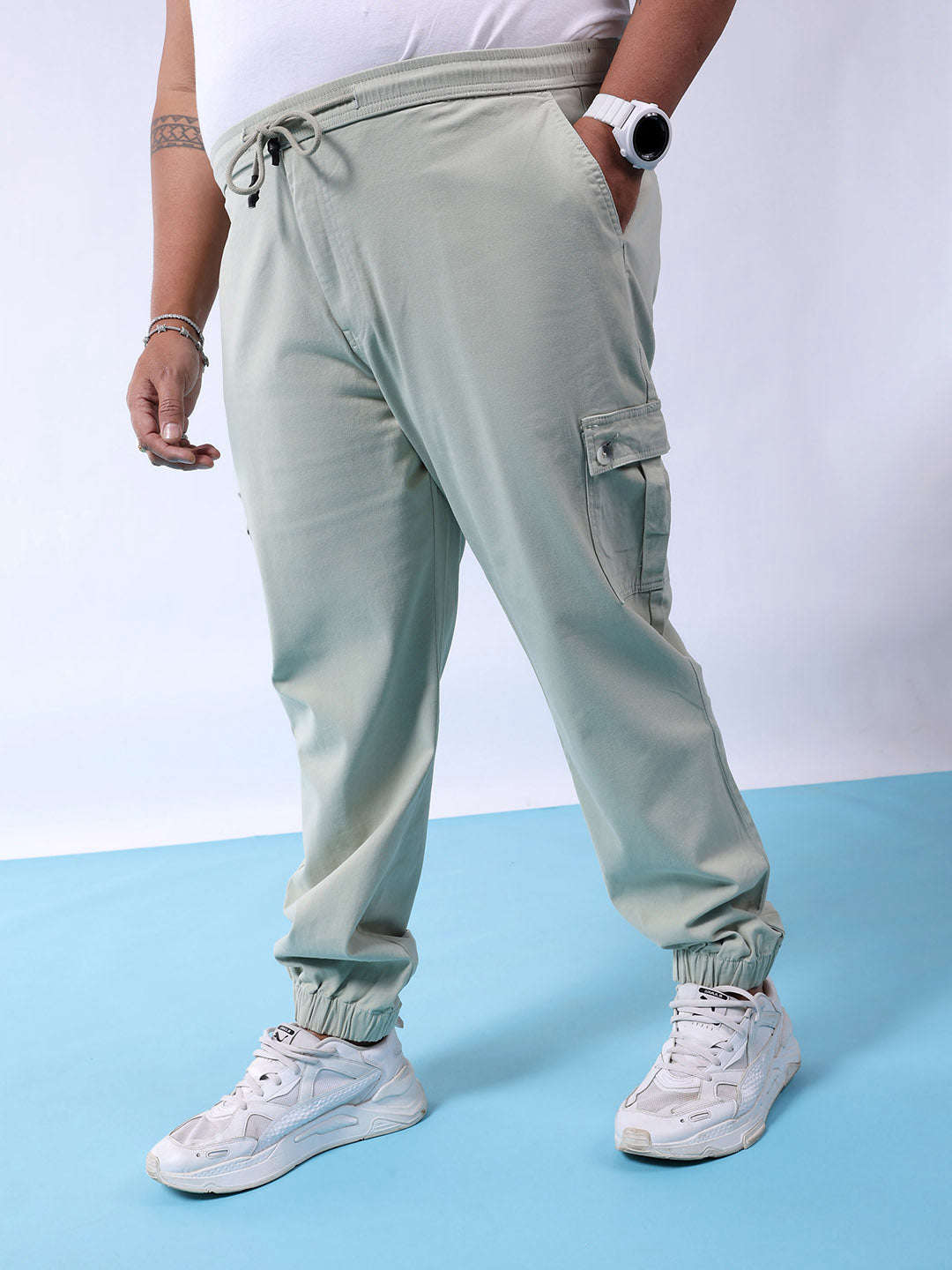 Shop Men Solid Trouser Online.