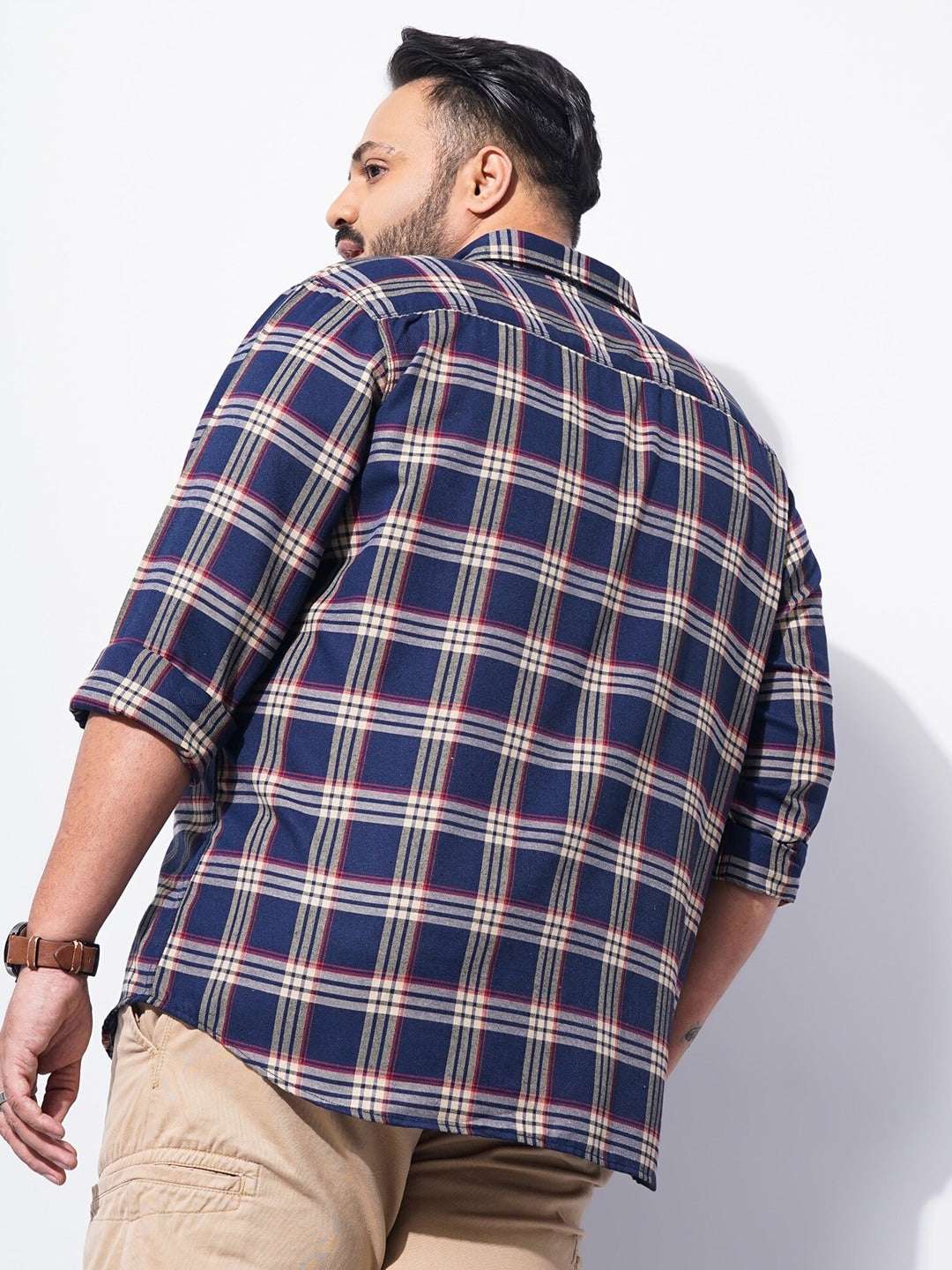 Shop Men Plus Size Floral Printed Shirt Online.