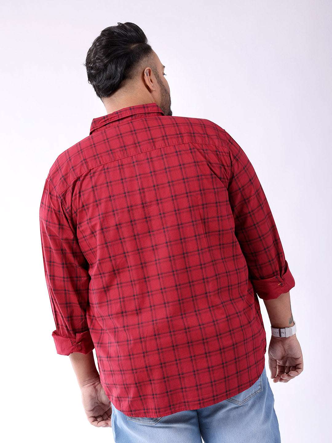 Shop Men Checked Shirt Online.