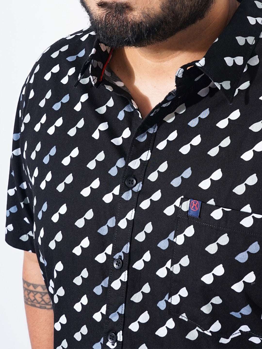 Shop Men Plus Size Checked Shirt Online.