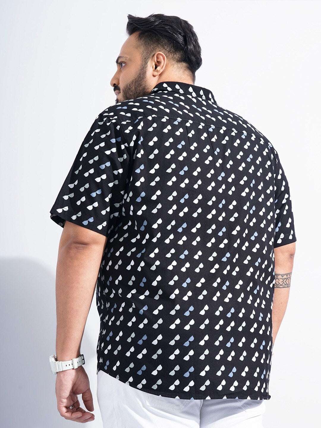 Shop Men Plus Size Checked Shirt Online.