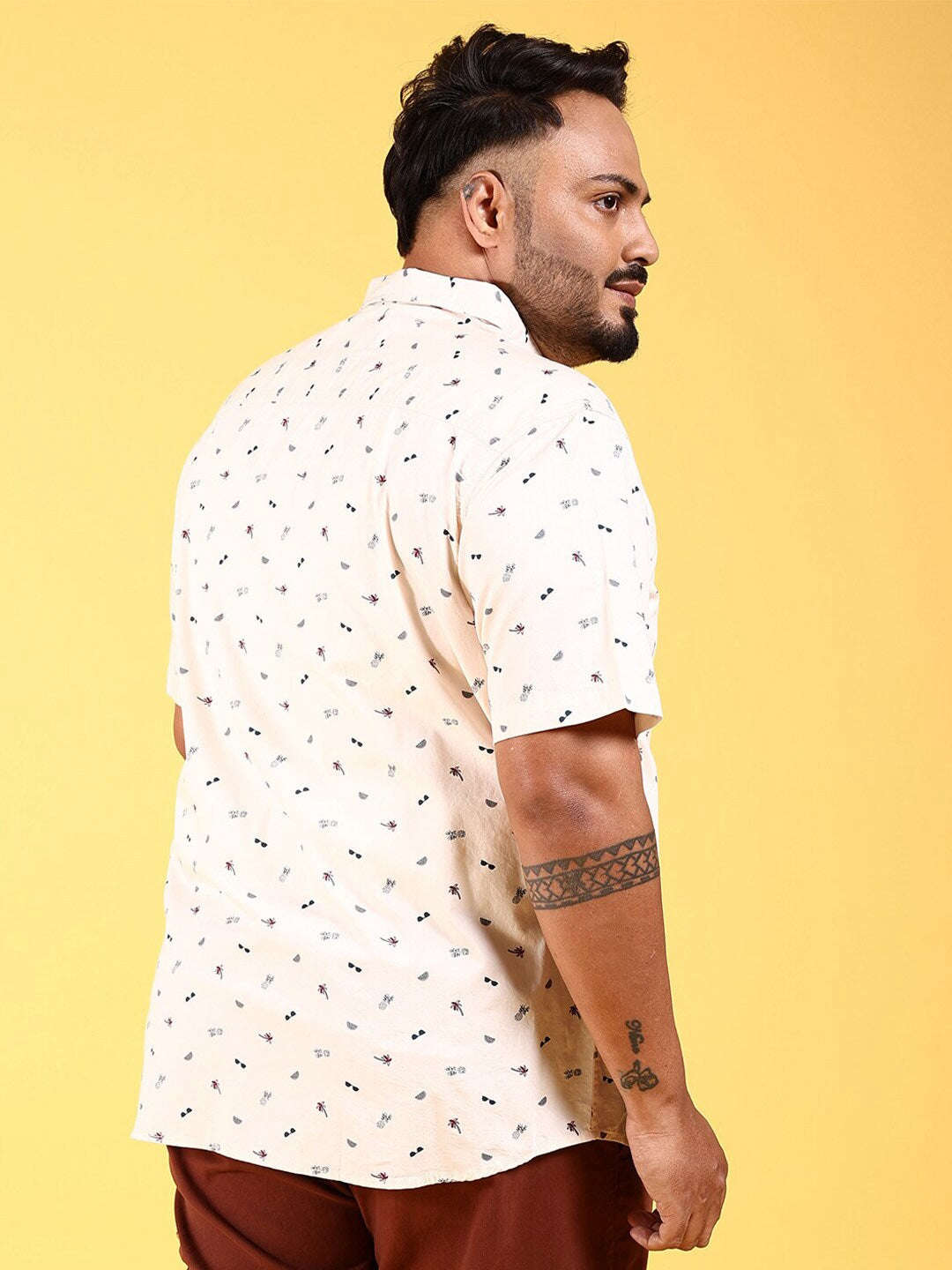 Shop Men Plus Size Printed Shirt Online.