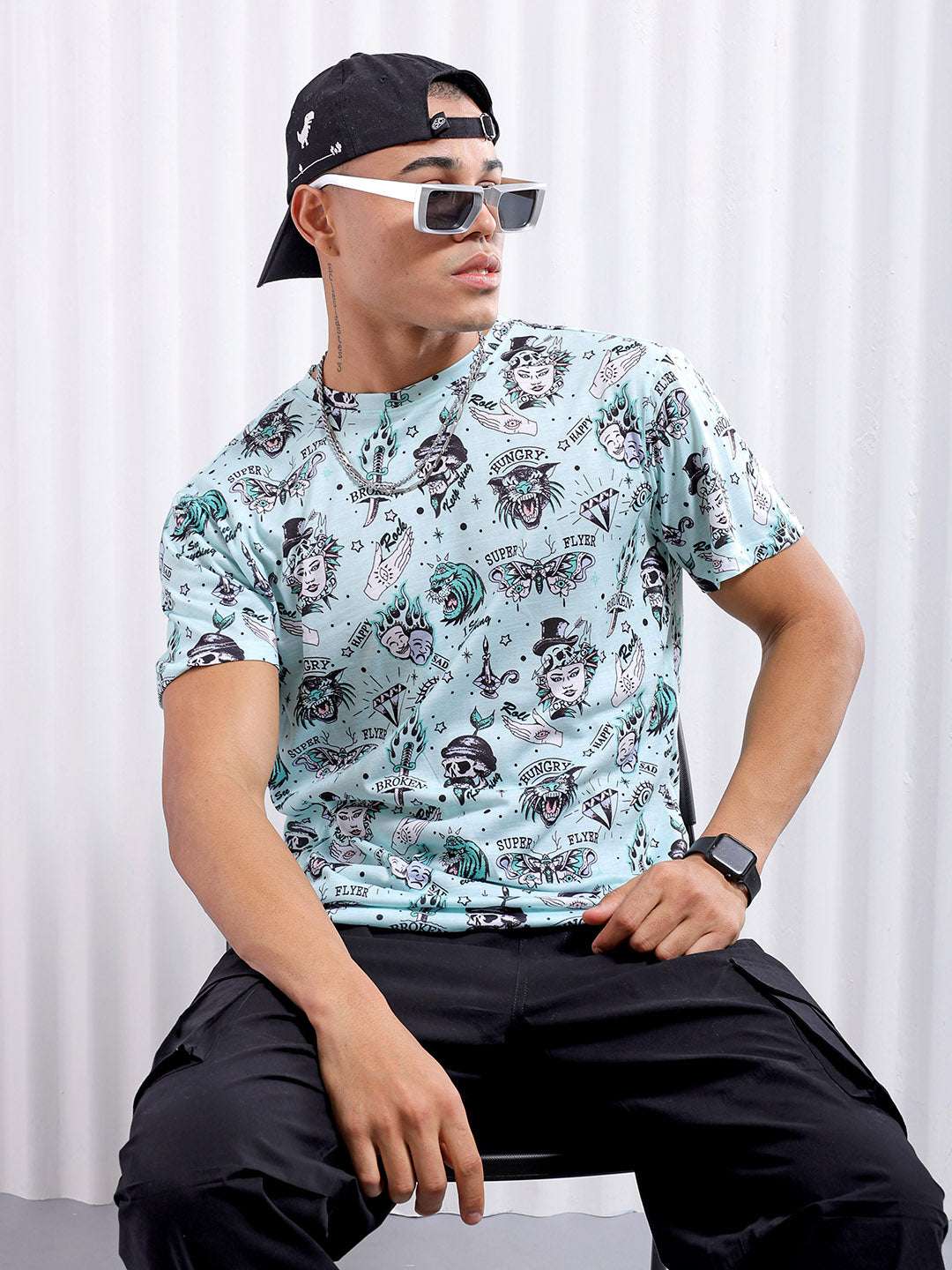 Shop Men Printed T-Shirt Online.