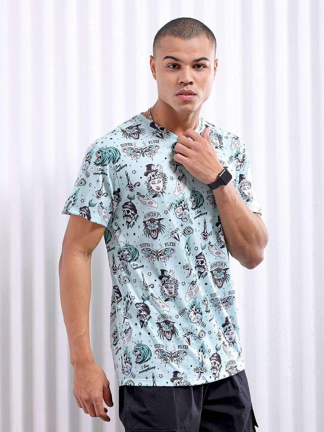 Shop Men Printed T-Shirt Online.