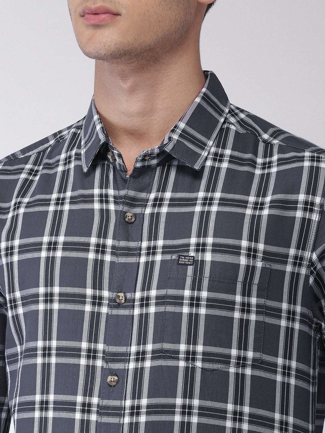 Shop Men Casual Check Shirt Online.