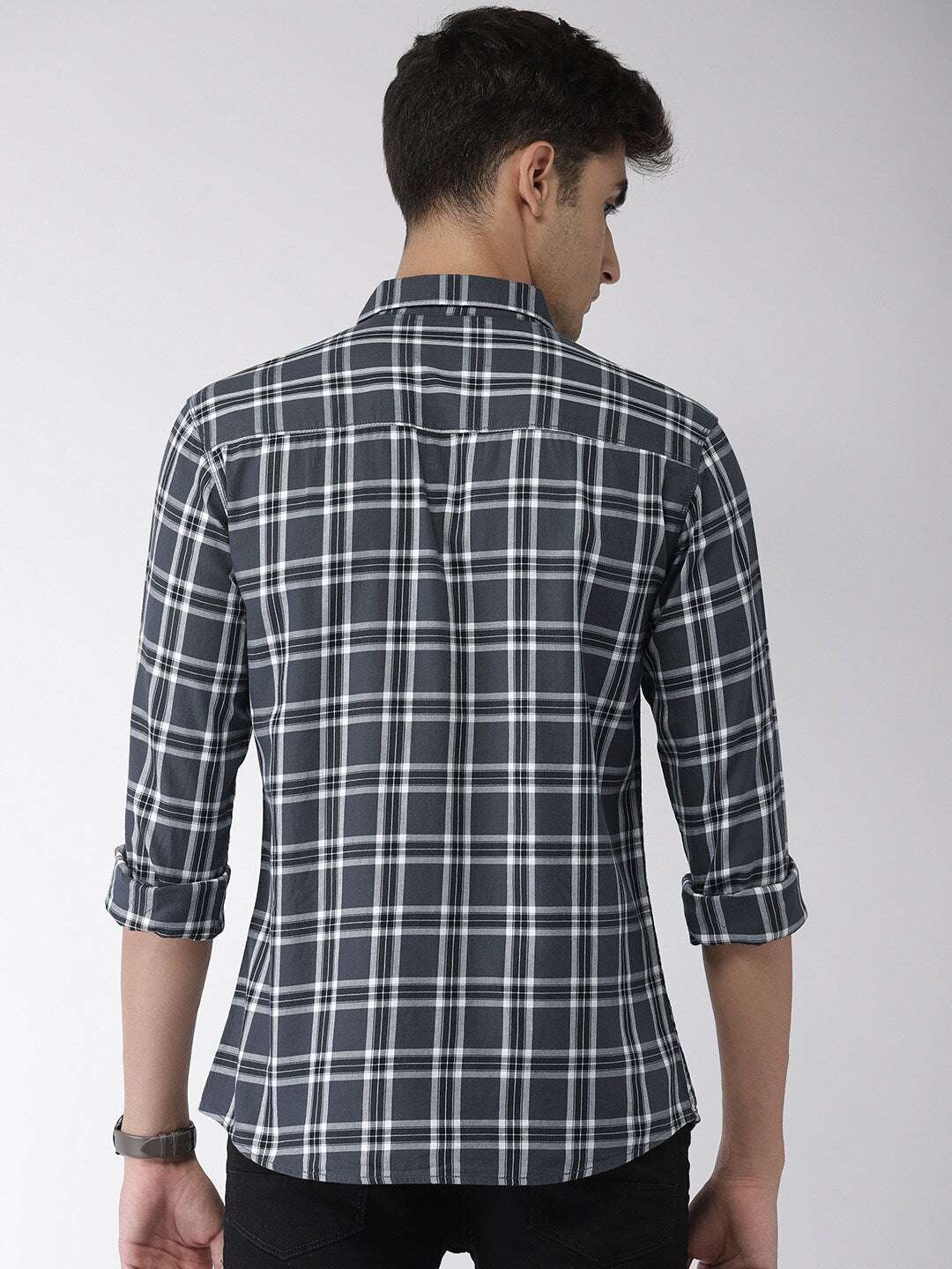 Shop Men Casual Check Shirt Online.