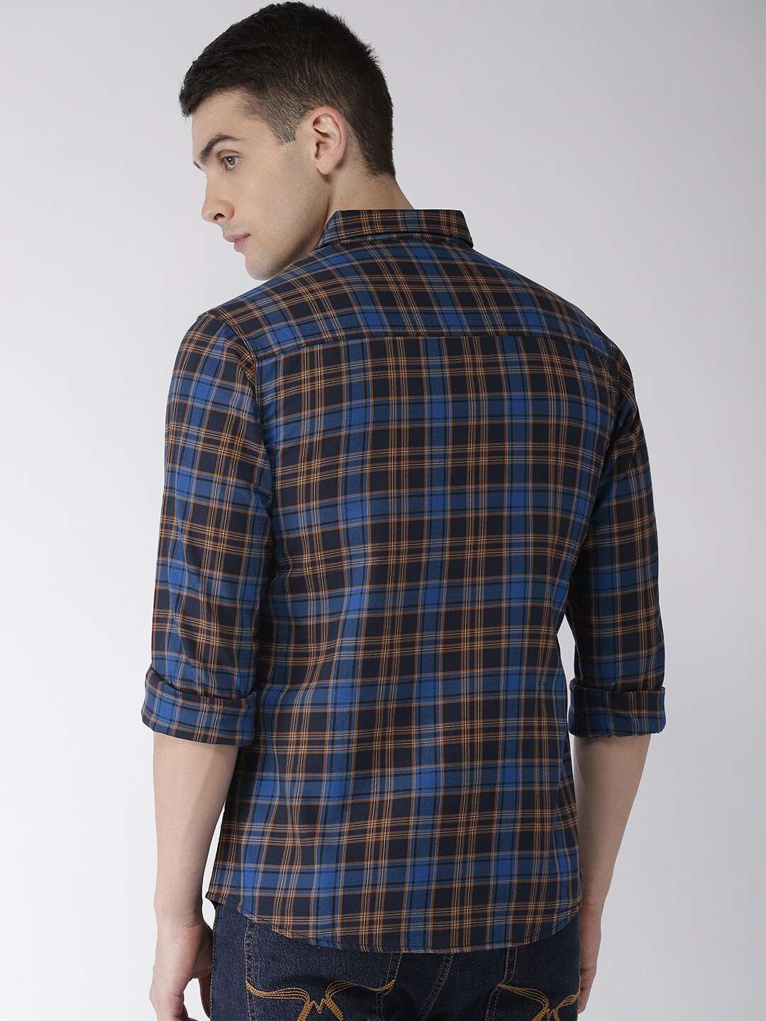 Shop Men Casual Check Shirt Online.