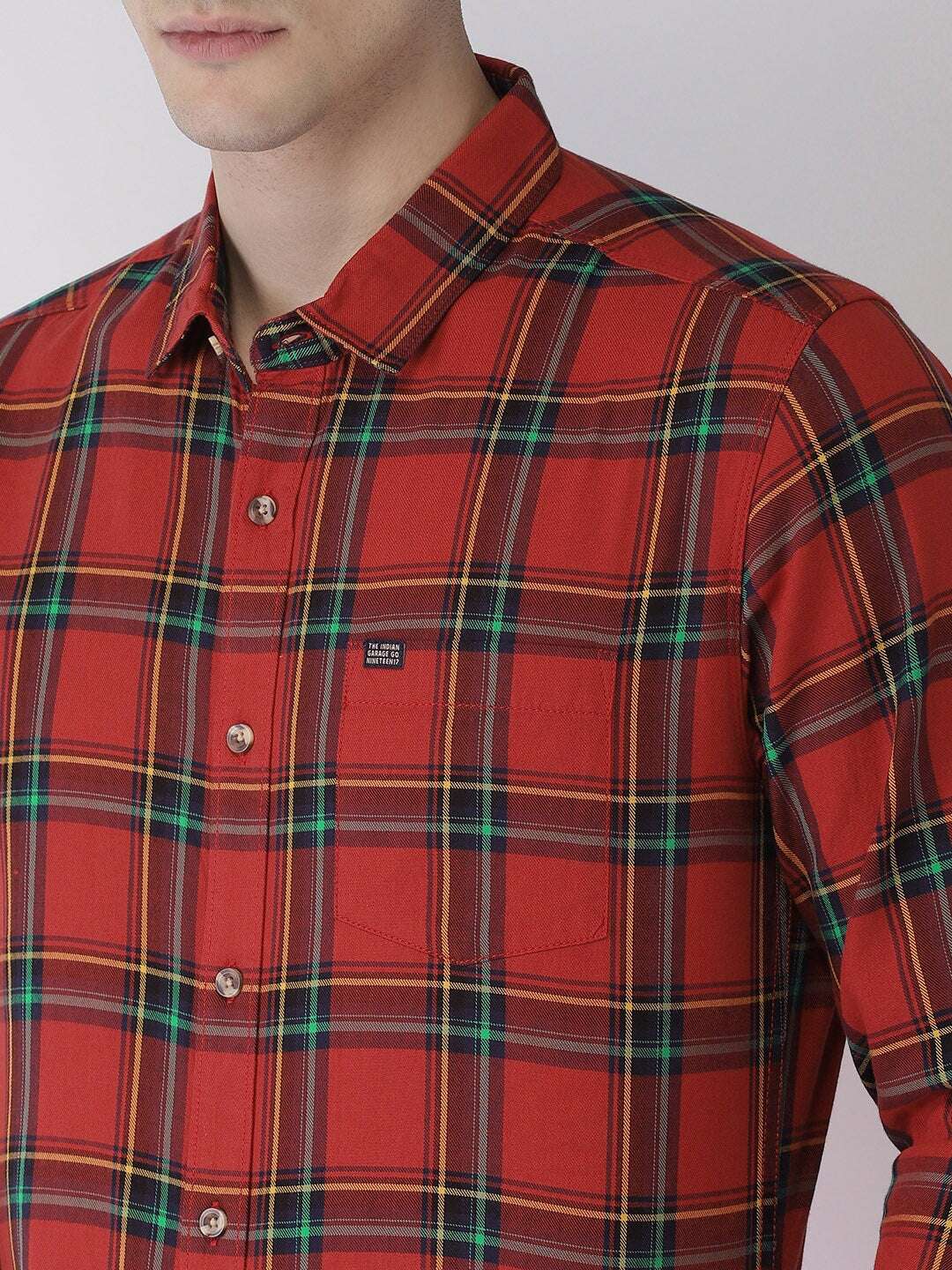 Shop Men Casual Check Shirt Online.