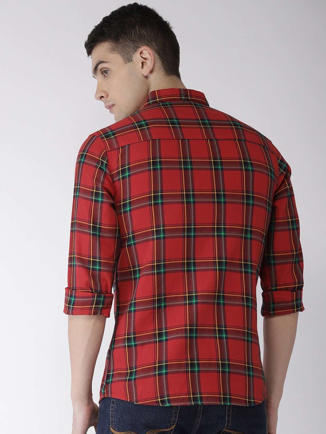 Shop Men Casual Check Shirt Online.