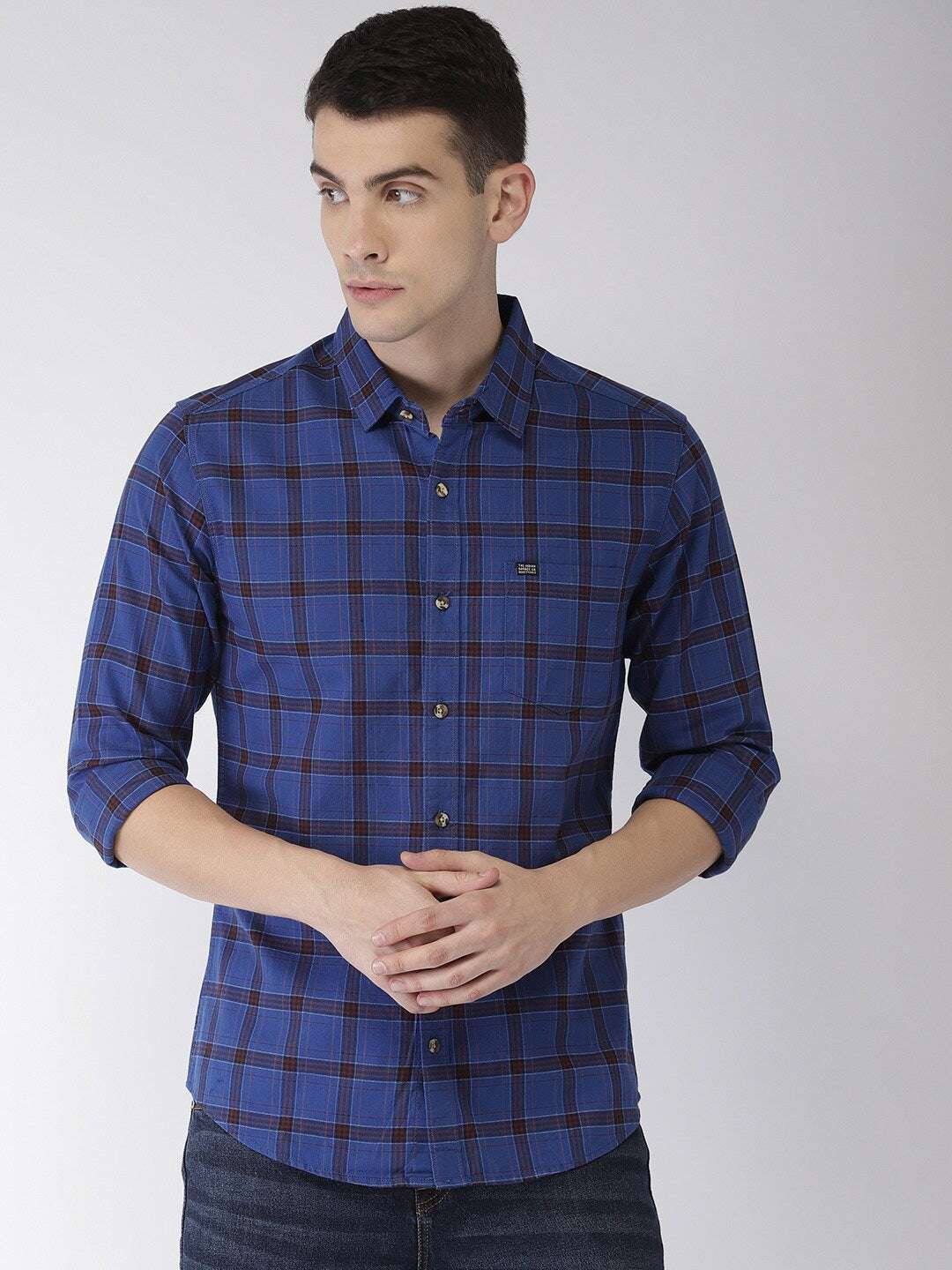 Shop Men Casual Check Shirt Online.