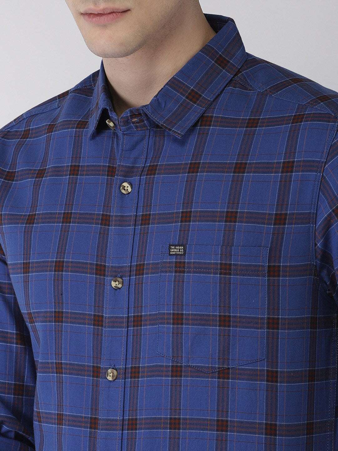 Shop Men Casual Check Shirt Online.