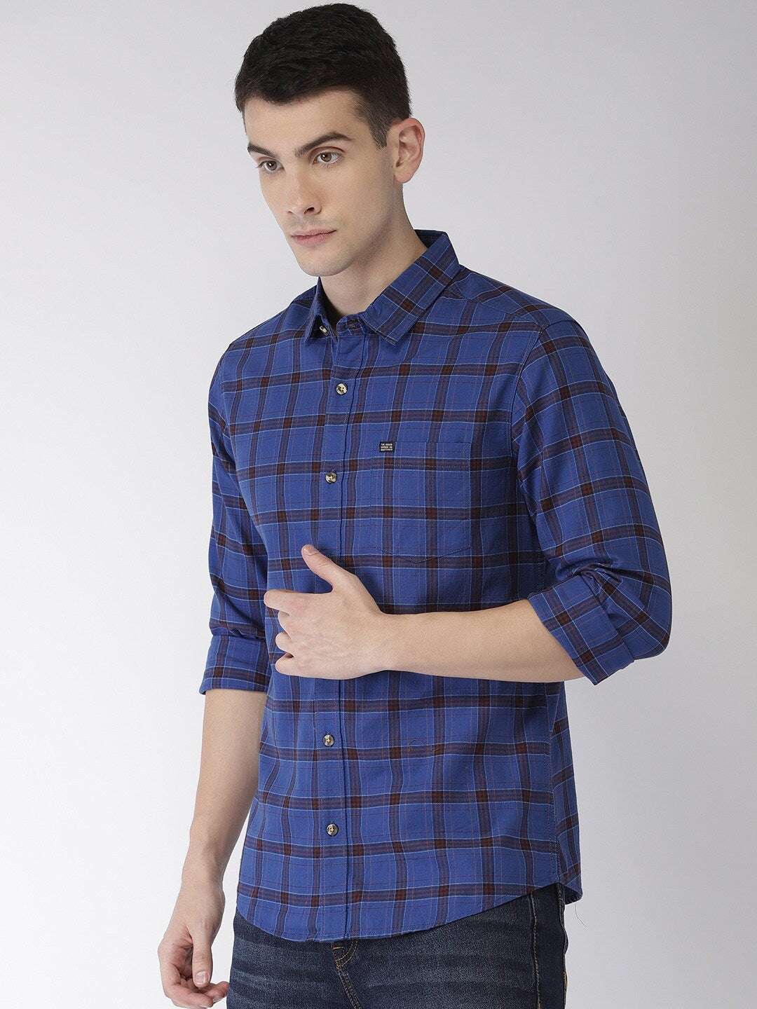 Shop Men Casual Check Shirt Online.