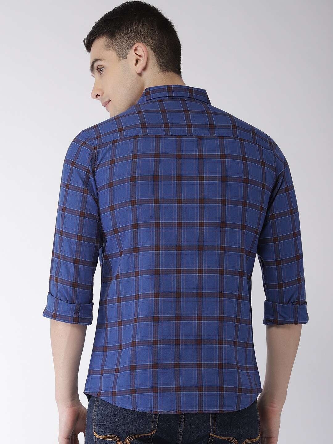 Shop Men Casual Check Shirt Online.