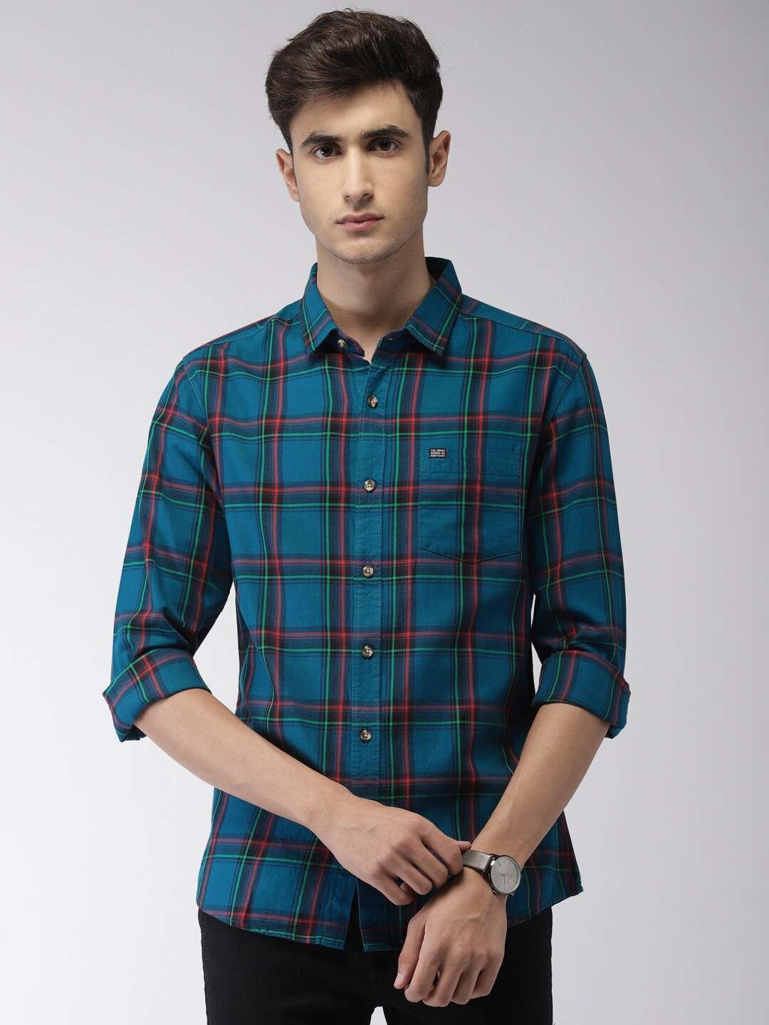 Shop Men Casual Check Shirt Online.