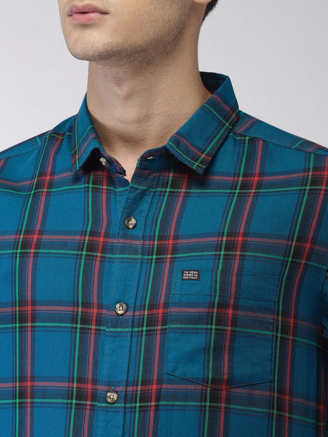 Shop Men Casual Check Shirt Online.