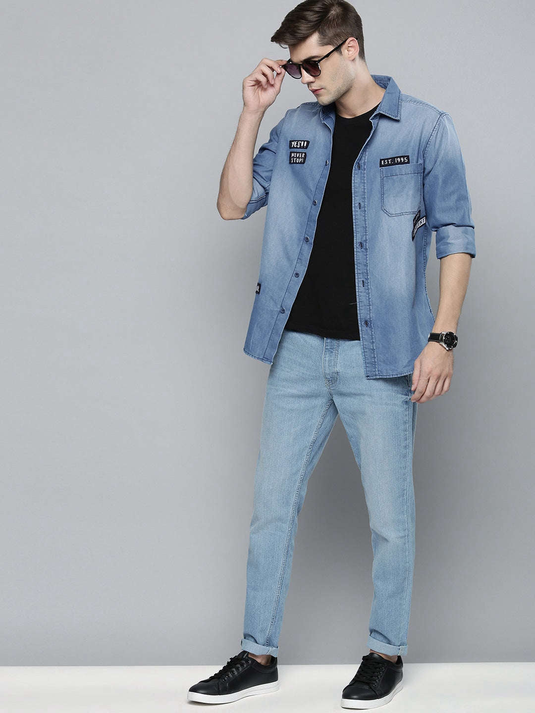 Shop Men Denim Shirt Online.