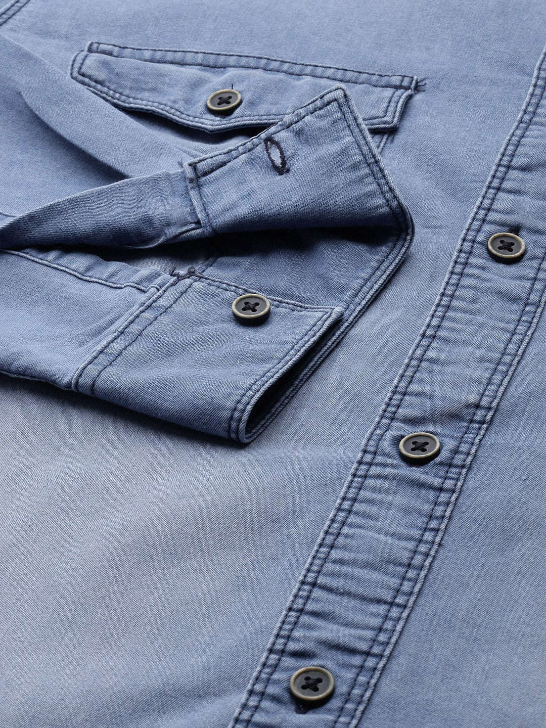 Shop Men's Solid Slim Fit Shirt Online.