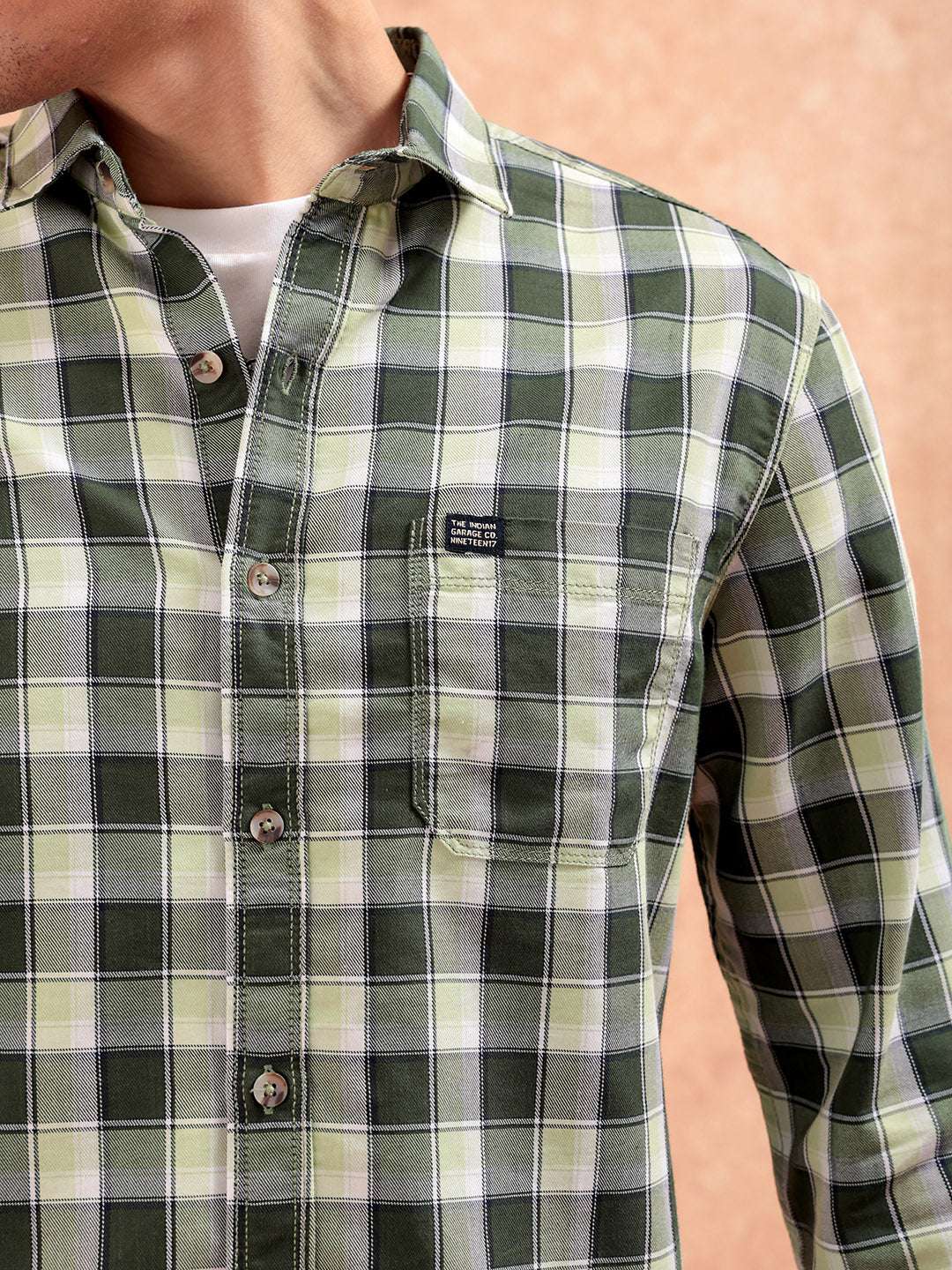 Shop Men Checked Shirt Online.