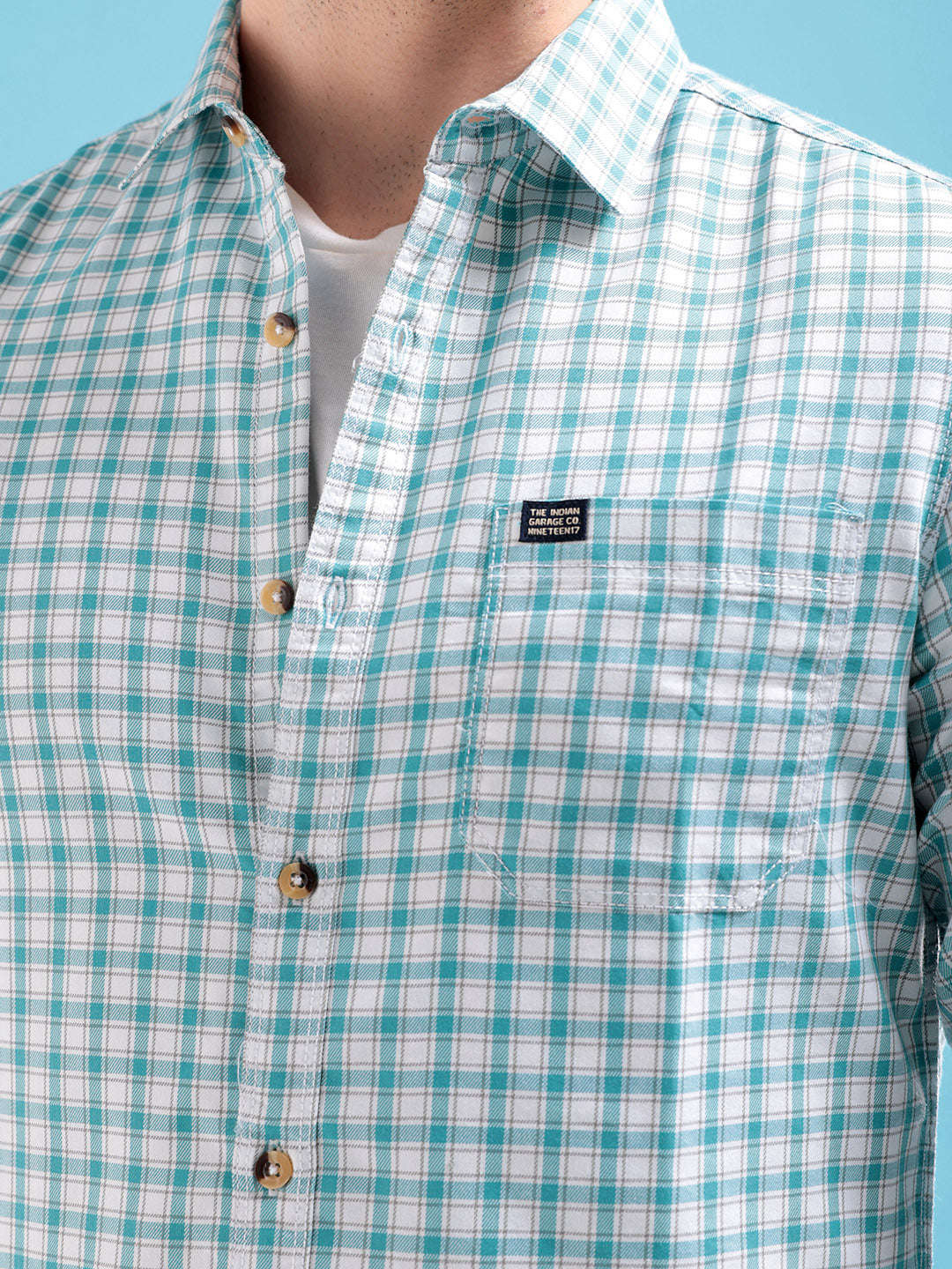 Shop Men Checked Shirt Online.