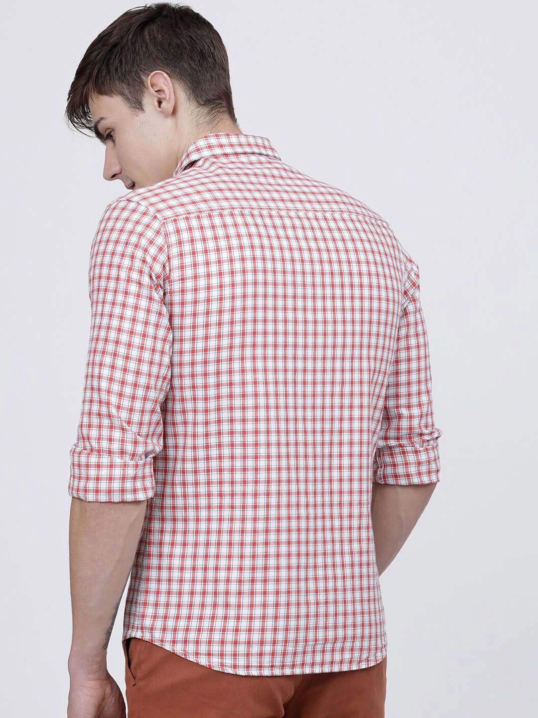 Shop Men Checked Shirt Online.